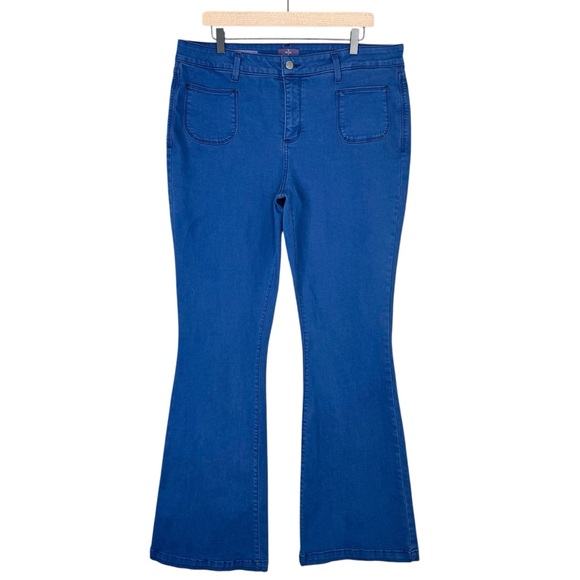 NYDJ Denim - NYDJ Farrah Flare Jeans Womens 16 High Rise Lift Tuck Slimming Stretch Denim